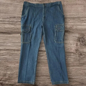 Rocky Outdoor Gear Men's 44x32 Denim Carpenter Blue Jeans Work Jeans